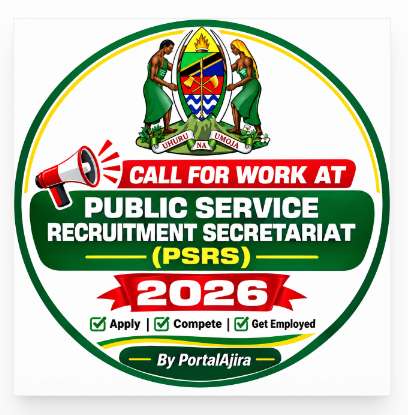 Call for Work at Public Service Recruitment Secretariat (PSRS) 2026
